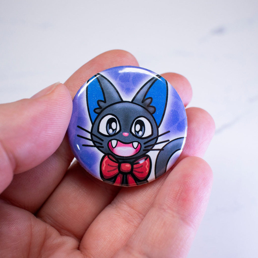 WHOLESALE Jiji the Cat Ghibli | Button Pin - Dragons' Garden - Button Button