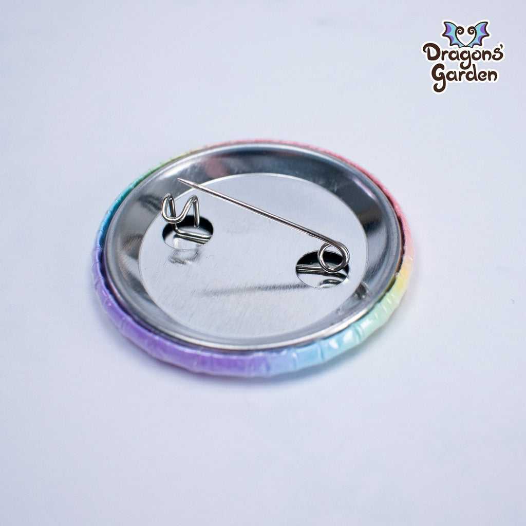 WHOLESALE Luna Kitty | Button Pin - Dragons' Garden - Button Button