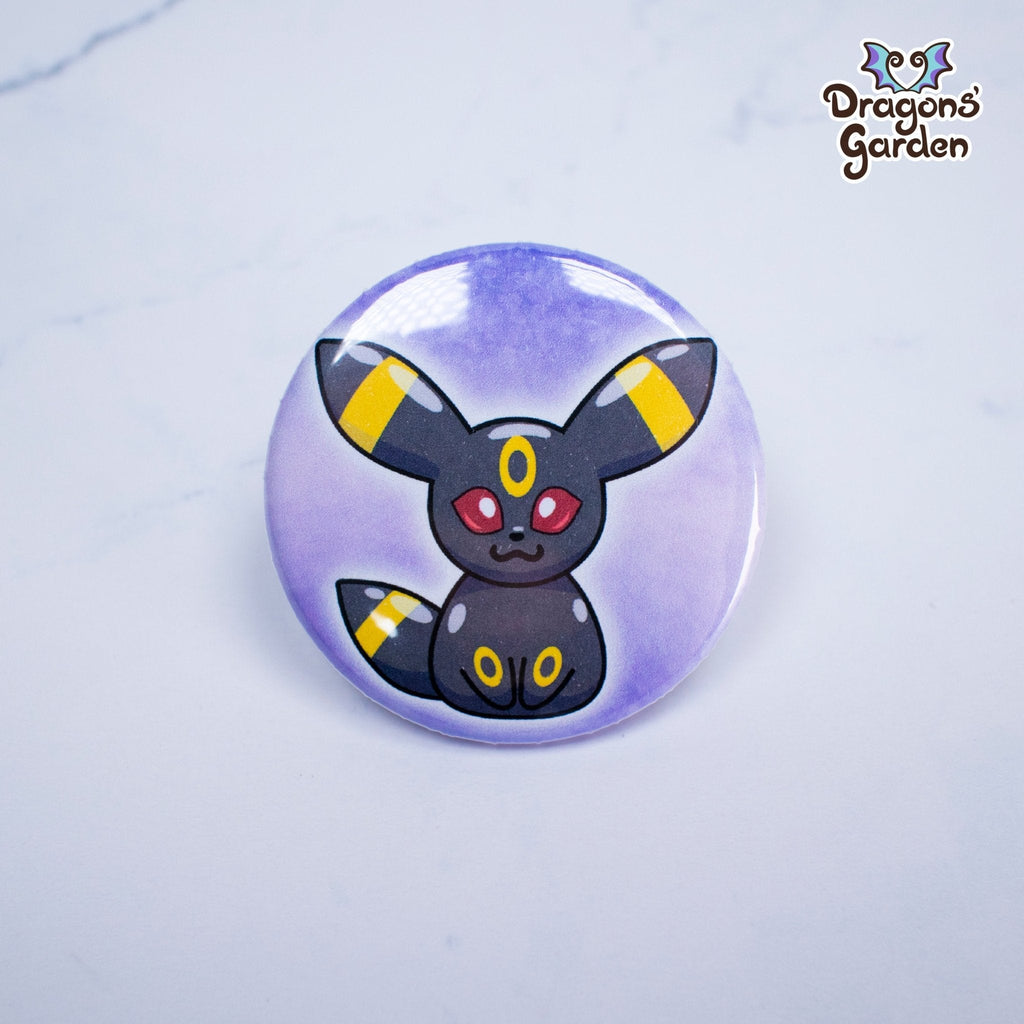 WHOLESALE Umbreon Pokemon | Button Pin - Dragons' Garden - Button Button