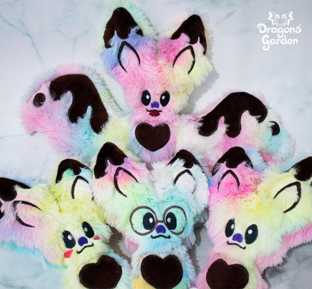 ITH Chocolate Bats Plushies Embroidery Pattern - Dragons' Garden - Pattern 4x4