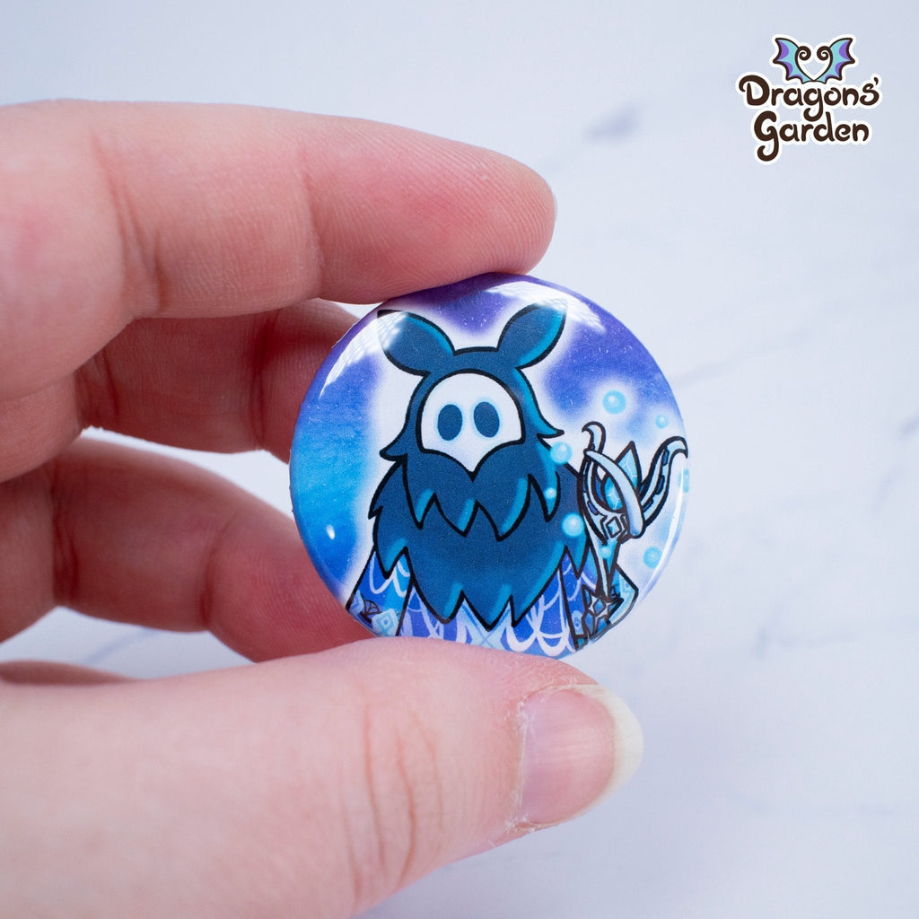 WHOLESALE Abyss Mages Genshin Impact | Button Pin - Dragons' Garden - Hydro - Button Button