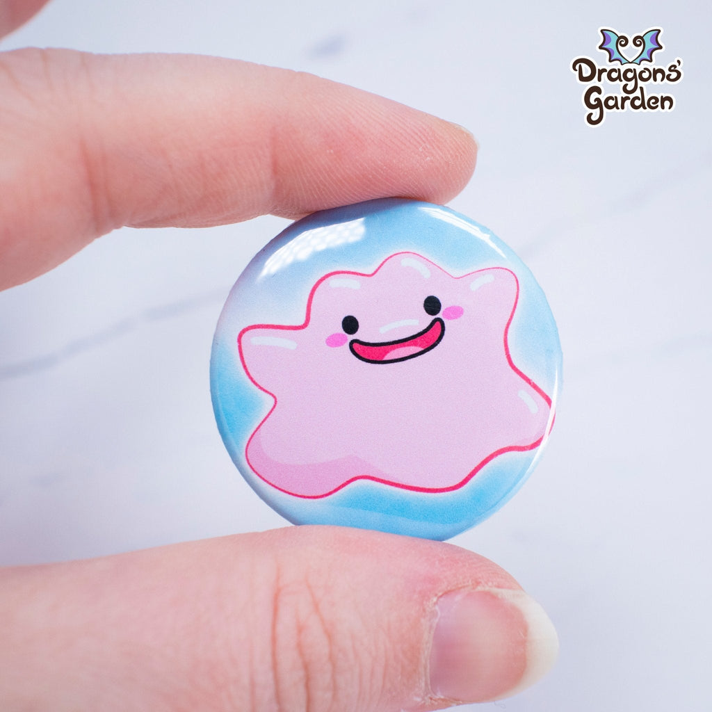 WHOLESALE Ditto Pokemon | Button Pin - Dragons' Garden - Button Button
