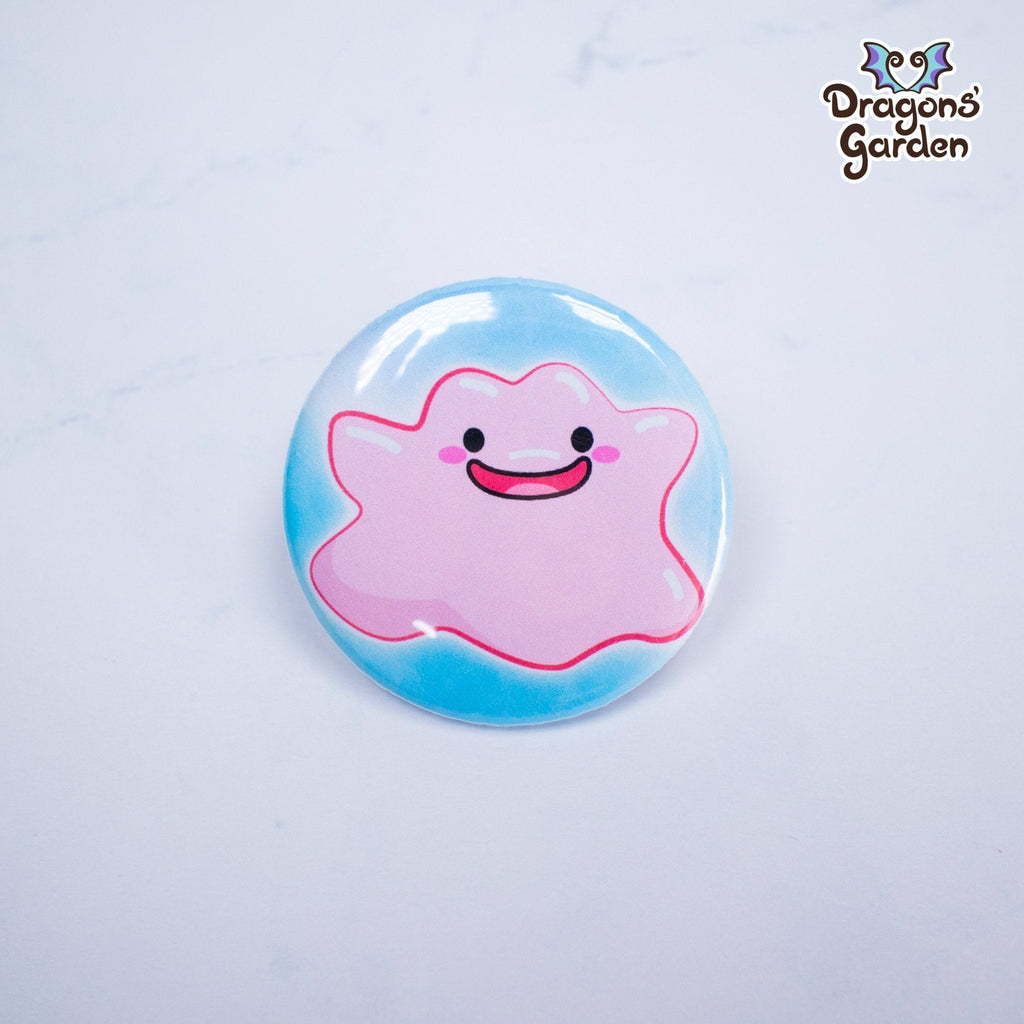 WHOLESALE Ditto Pokemon | Button Pin - Dragons' Garden - Button Button