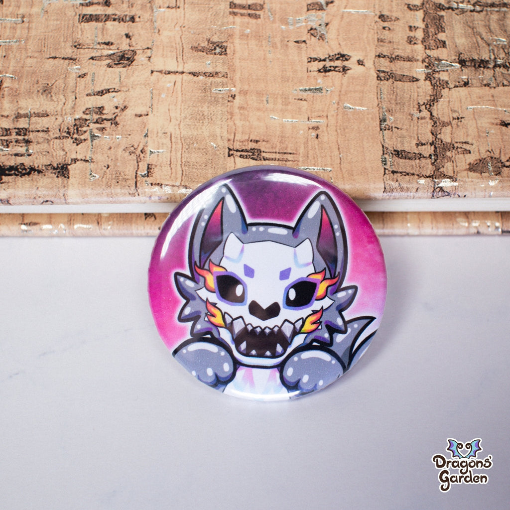 WHOLESALE Hellhound Puppy | Button Pin - Dragons' Garden - Button Button