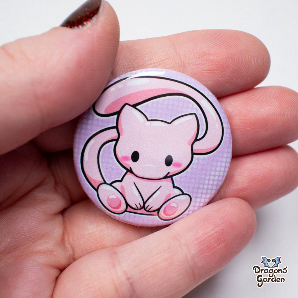 WHOLESALE Mew Pokemon | Button Pin - Dragons' Garden - Button Button