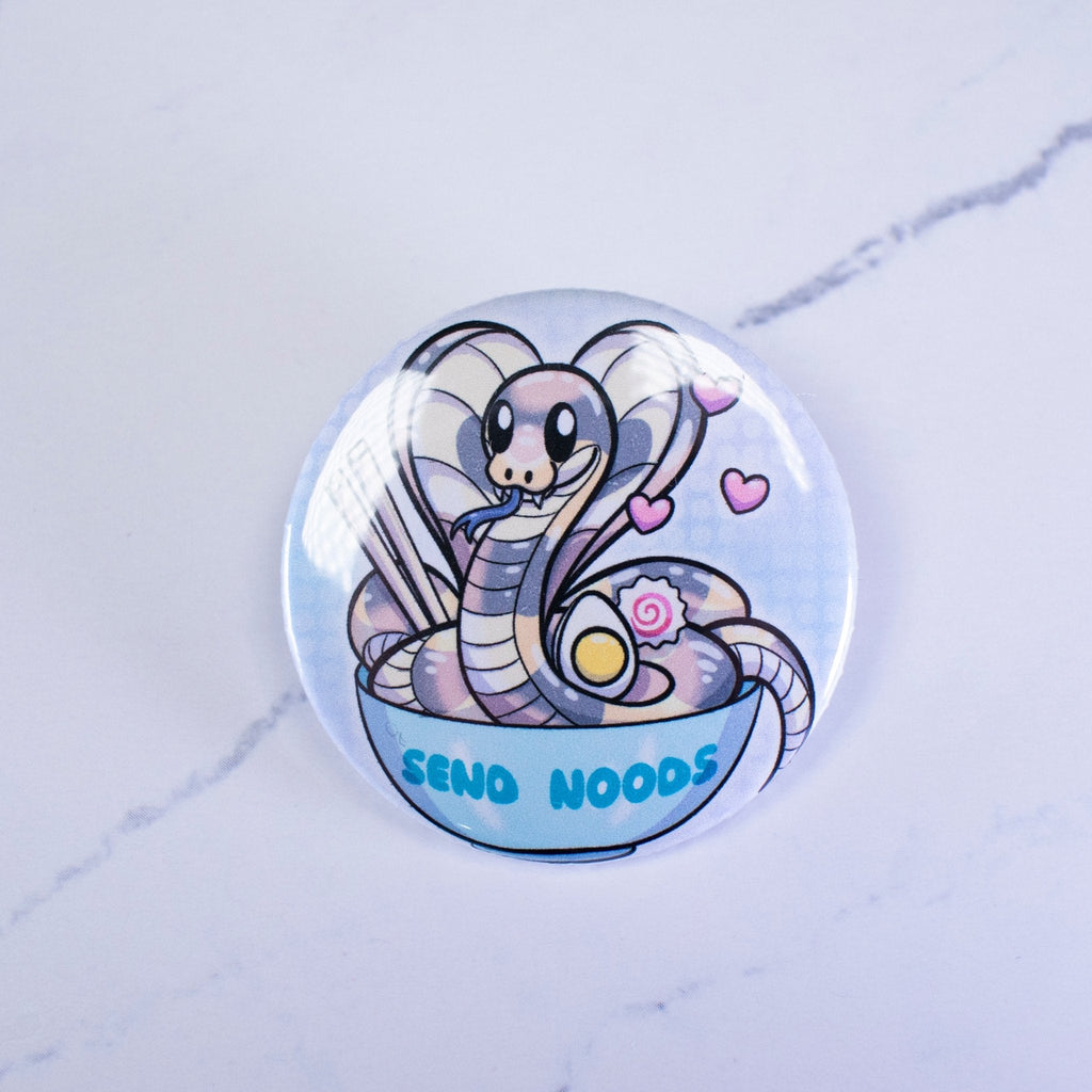 WHOLESALE Send Noods Cobra Snake | Button Pin - Dragons' Garden - Button Button