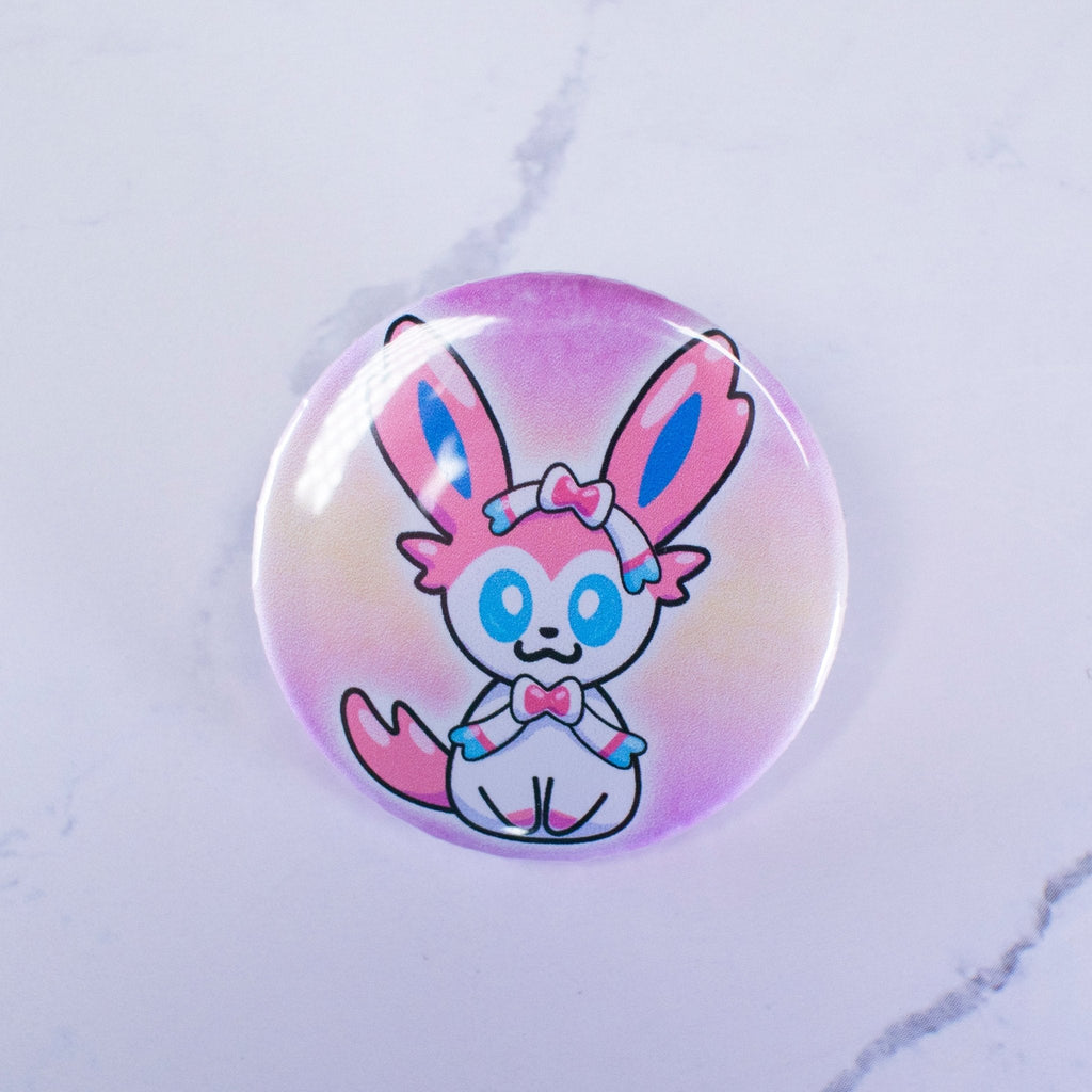 WHOLESALE Sylveon Pokemon | Button Pin - Dragons' Garden - Button Button