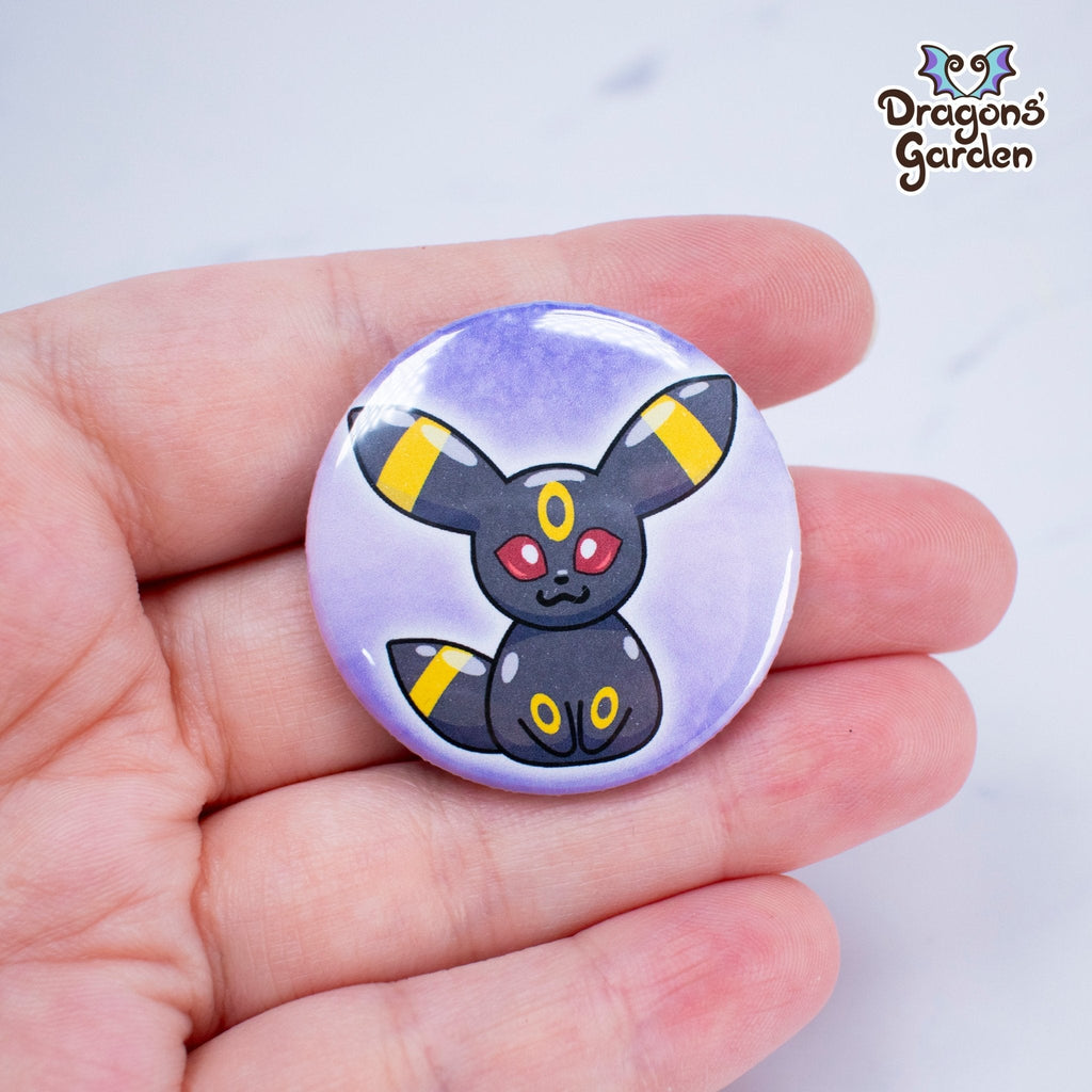 WHOLESALE Umbreon Pokemon | Button Pin - Dragons' Garden - Button Button