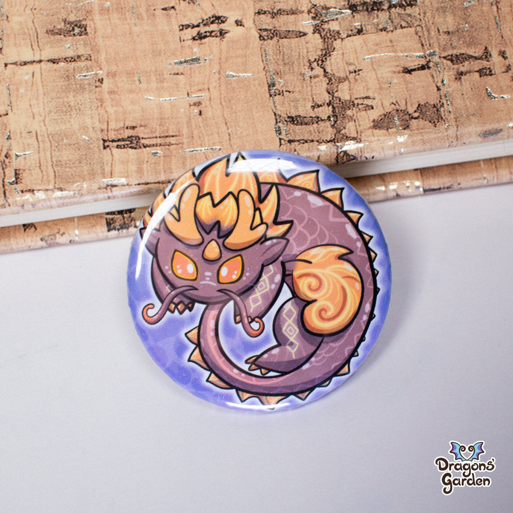 WHOLESALE Zongli Dragon Genshin Impact | Button Pin - Dragons' Garden - Button Button