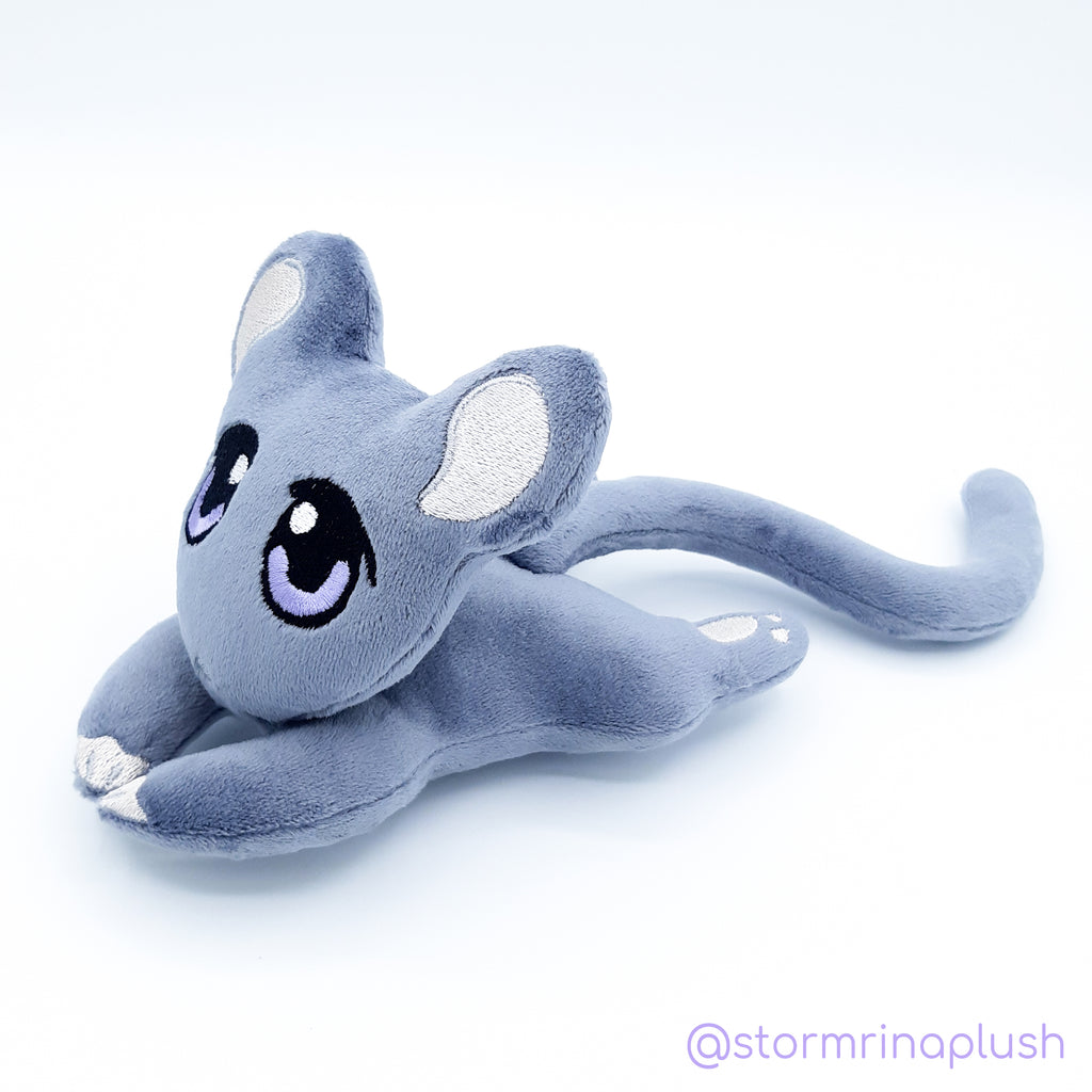 ITH Shy Mouse Plush Embroidery Pattern - Dragons' Garden - Pattern 4x4