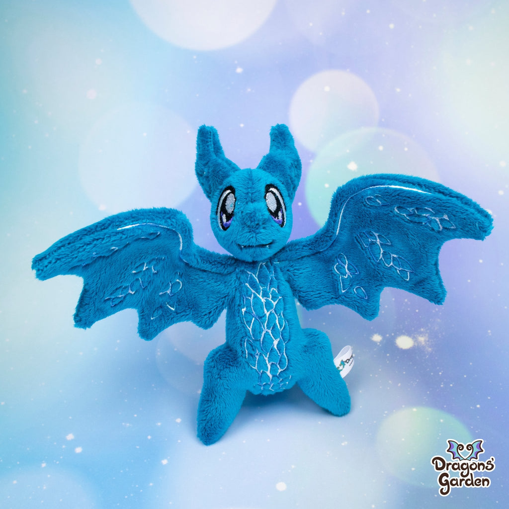 Blue Ice Wyvern | Tiny Dragon Plushies - Dragons' Garden - Plushie
