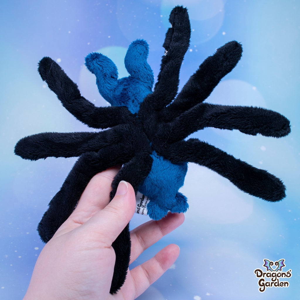 Blue Tarantula Plush - Dragons' Garden - Plushie Original Creation