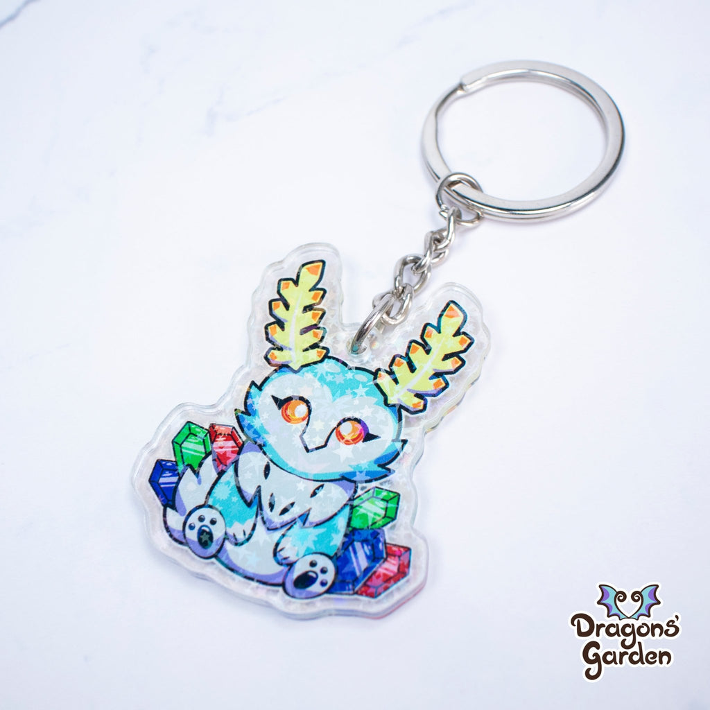 Blupee Magical Bunny | Holographic Acrylic Keychain - Dragons' Garden - Keychain Keychain