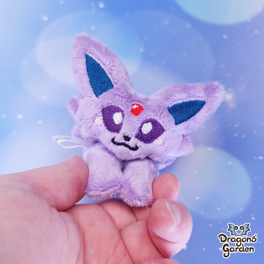 Chibi Espeon Plushie - Dragons' Garden - Fan Art