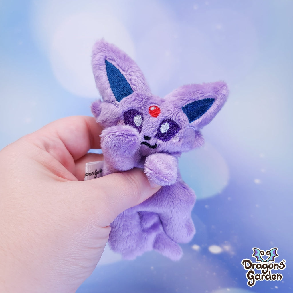 Chibi Espeon Plushie - Dragons' Garden - Fan Art