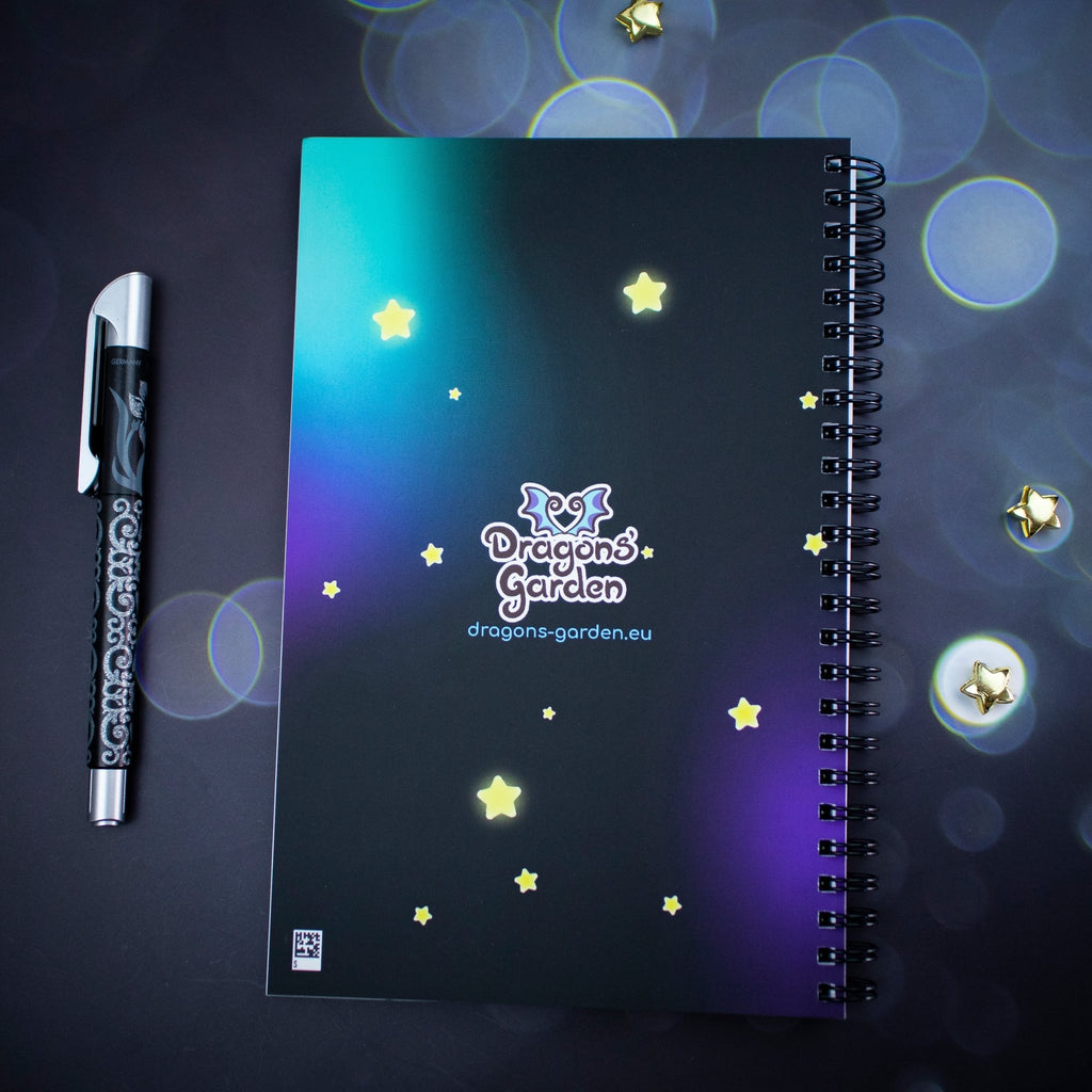 Constellation Dragons | A5 Bullet journal Spiral notebook - Dragons' Garden - Notebook Notebook