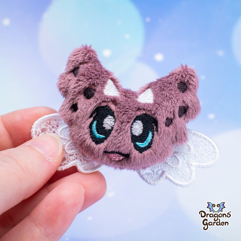 Cookie Lace Dragon Brooch / Clip - Dragons' Garden - Plushie *Limited Edition