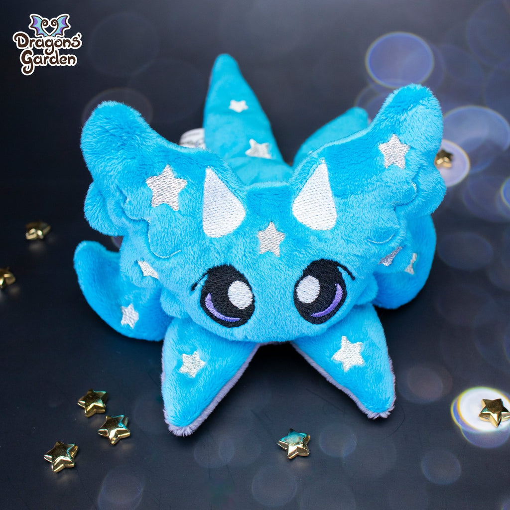 CUSTOM | Weighted Starry Jumbo Dragon - Dragons' Garden - Plushie Dragons