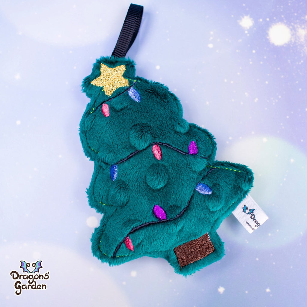 FREE ITH Christmas Tree Charm (Embroidery File 4x4) - Dragons' Garden - Freebie 4x4