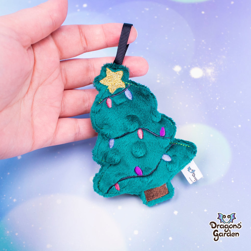 FREE ITH Christmas Tree Charm (Embroidery File 4x4) - Dragons' Garden - Freebie 4x4