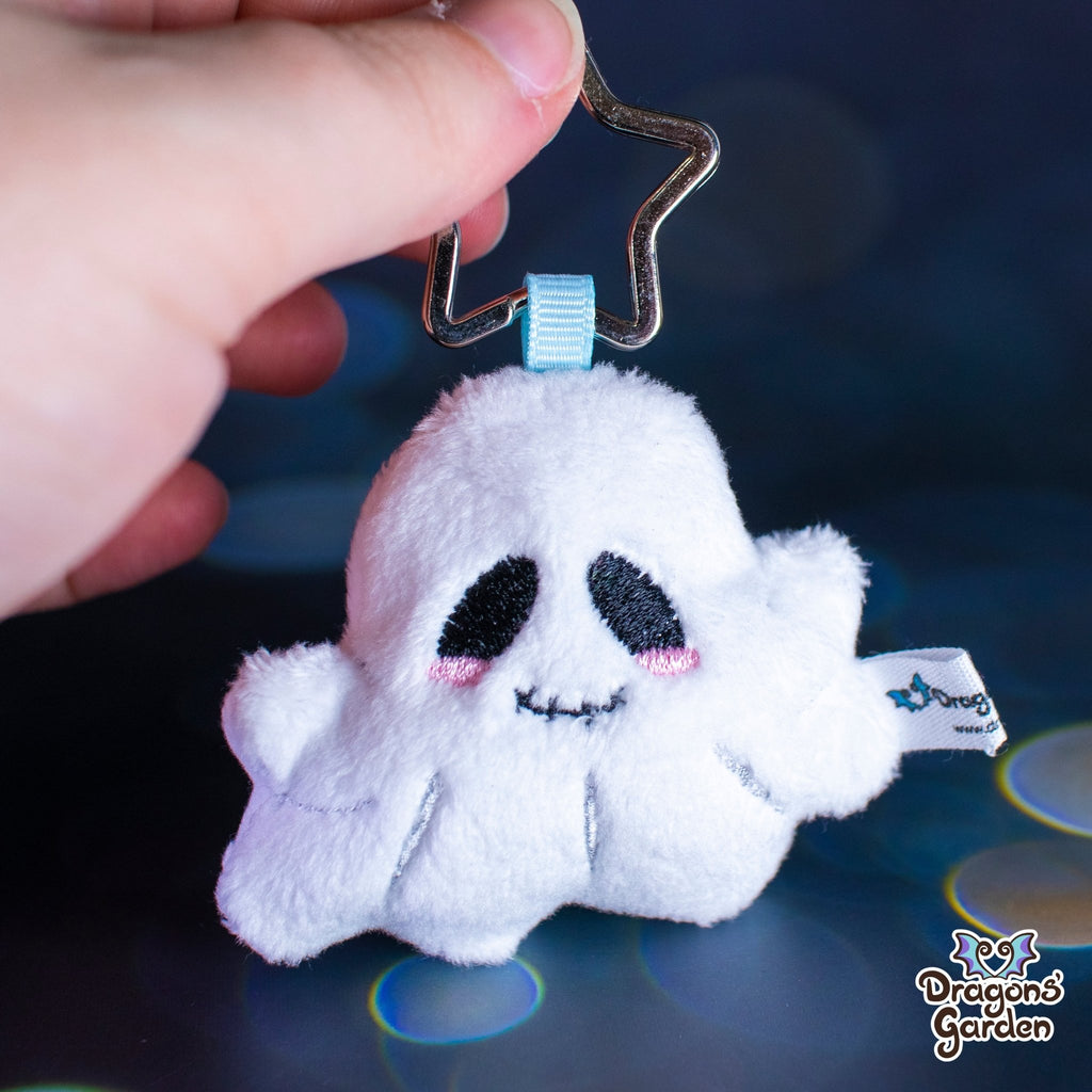 FREE ITH Tiny Ghost Charm (Embroidery File 4x4) - Dragons' Garden - Freebie 4x4