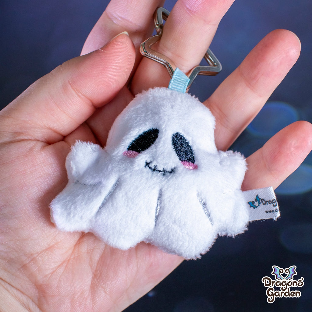 FREE ITH Tiny Ghost Charm (Embroidery File 4x4) - Dragons' Garden - Freebie 4x4