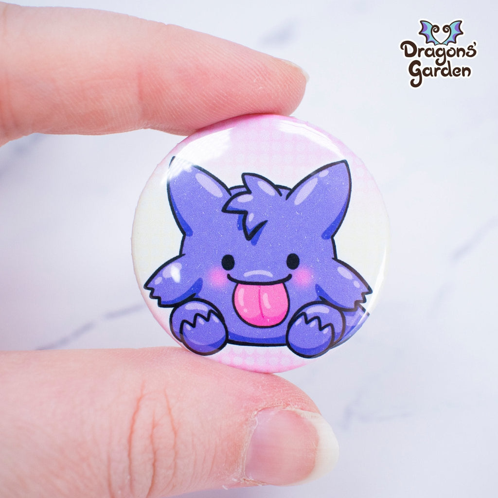 Gengar and Ditto Gengar Pokemon | Button Pin - Dragons' Garden - Ditto Gengar - Button Button