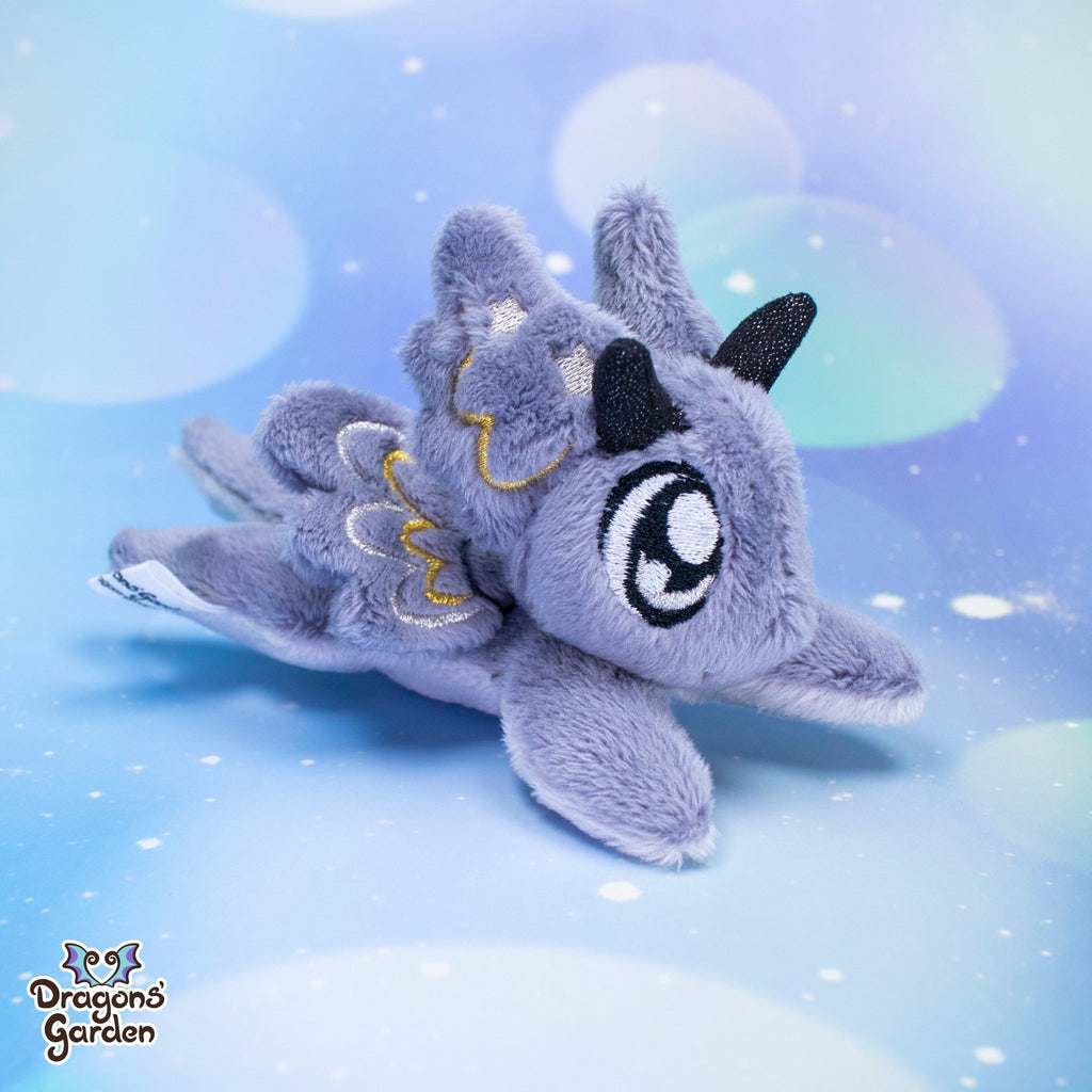 Gold & Silver | Tiny Magnetic Dragon Plushies - Dragons' Garden - Silver Belly - Plushie