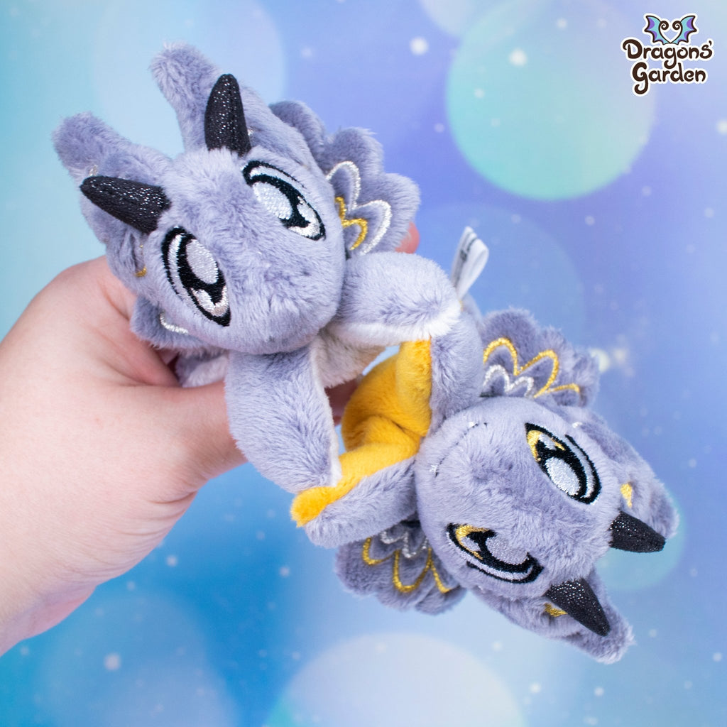 Gold & Silver | Tiny Magnetic Dragon Plushies - Dragons' Garden - Gold Belly - Plushie