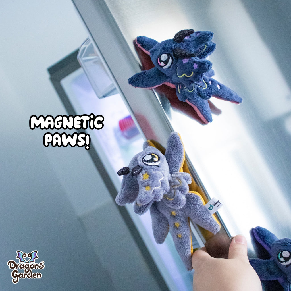 Gold | Tiny Magnetic Dragon Plushie - Dragons' Garden - Plushie