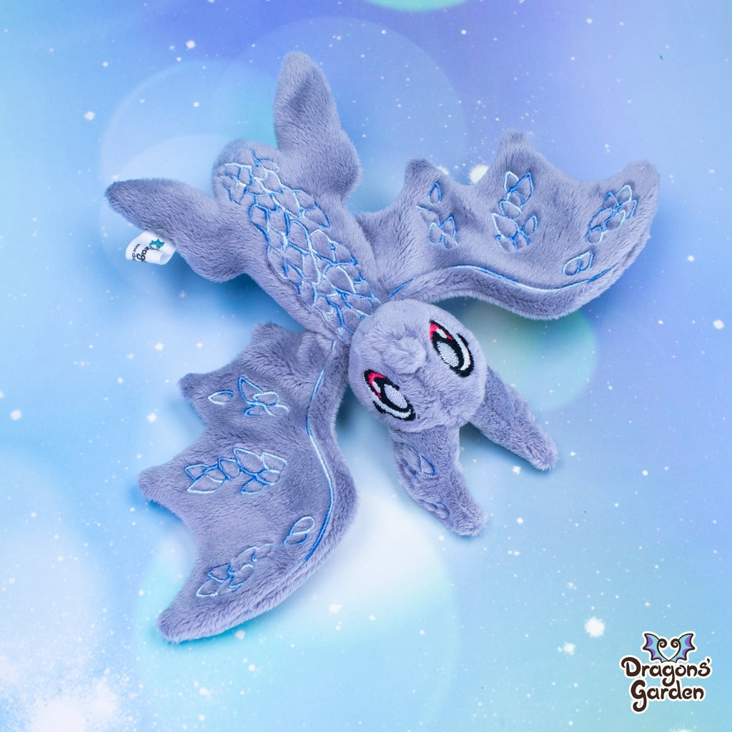 Gray Ice Wyvern | Tiny Dragon Plushies - Dragons' Garden - Plushie