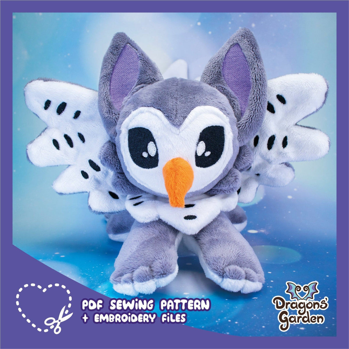 Griffin Pattern Griffin Pattern Plush DIY Beginner Sewing Pattern Project– Dragons' Garden