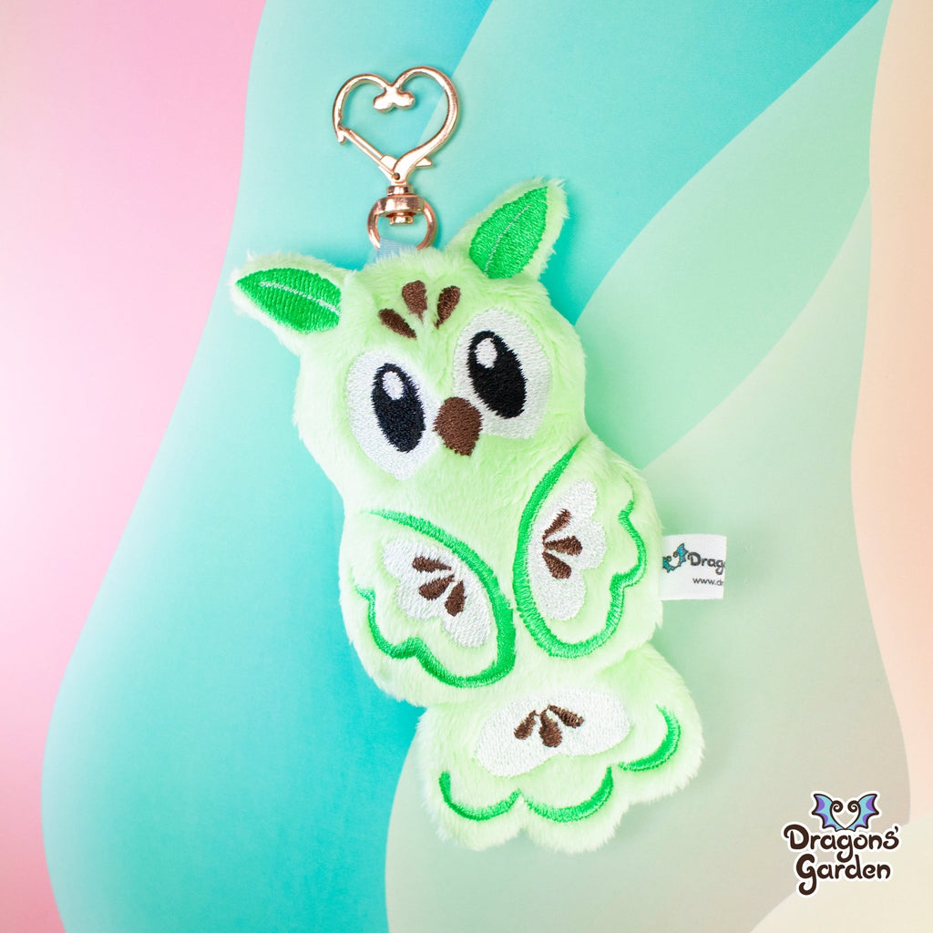 ITH Apple Owlet Charm Pattern - Dragons' Garden - Pattern 4x4