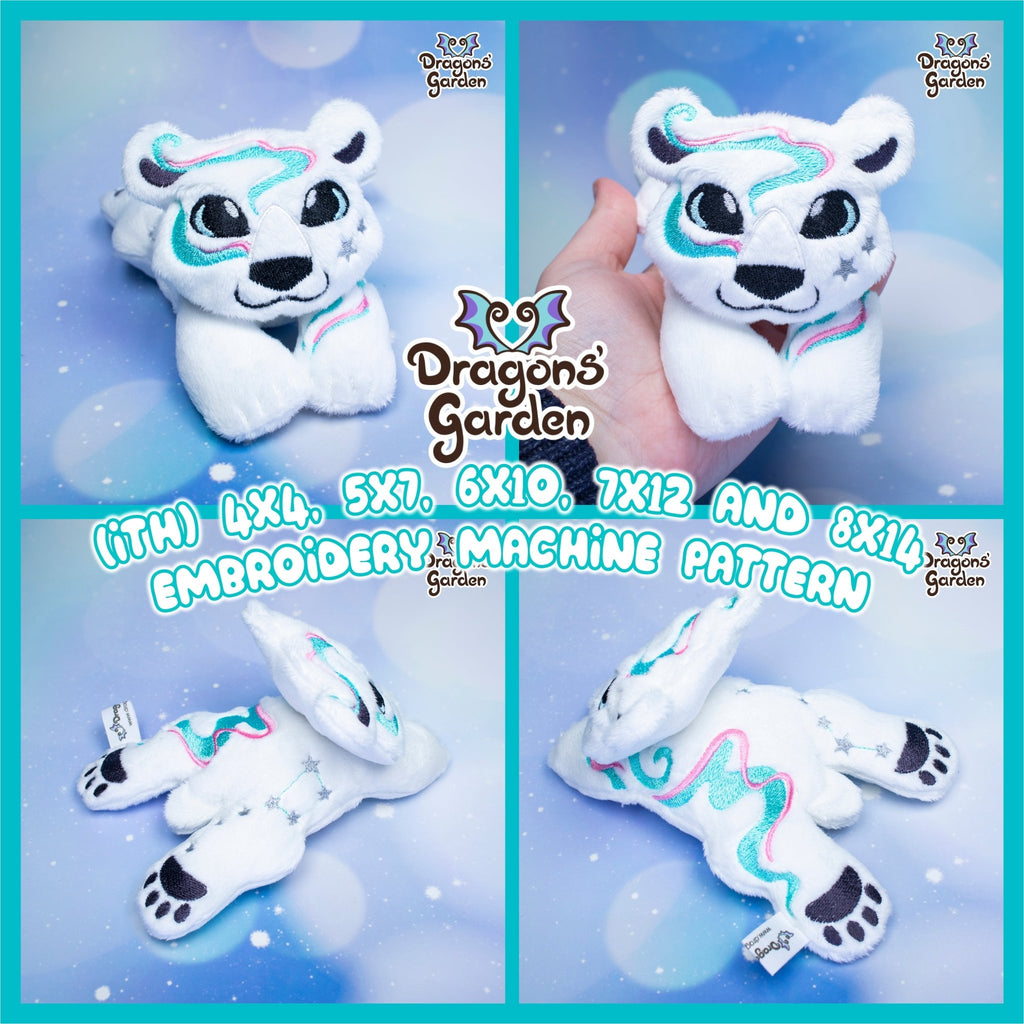 ITH Aurora Polar Bear - Dragons' Garden - Pattern *Patreon