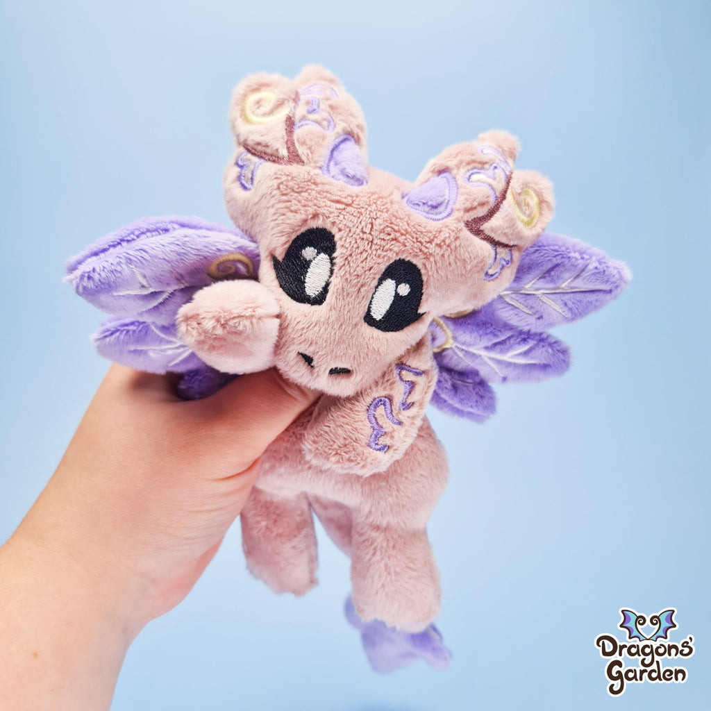 ITH Baroque Dragoness Plushie Pattern - Dragons' Garden - Pattern 4x4