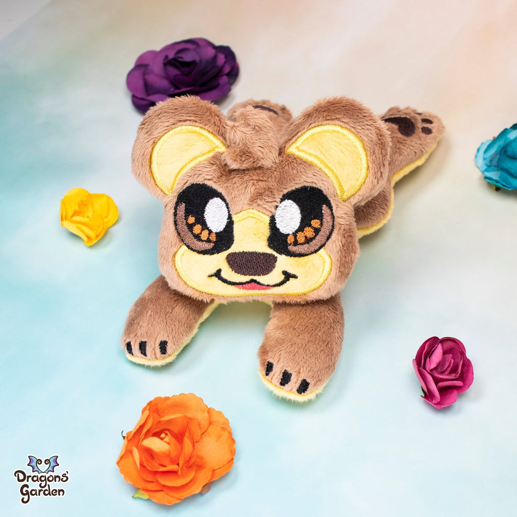 ITH Bear Plush Embroidery Pattern - Dragons' Garden - Pattern 4x4