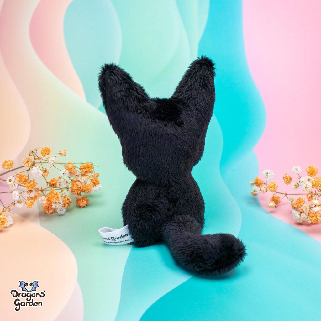 ITH Black Kitty Blob Plushie Pattern - Dragons' Garden - Pattern 4x4