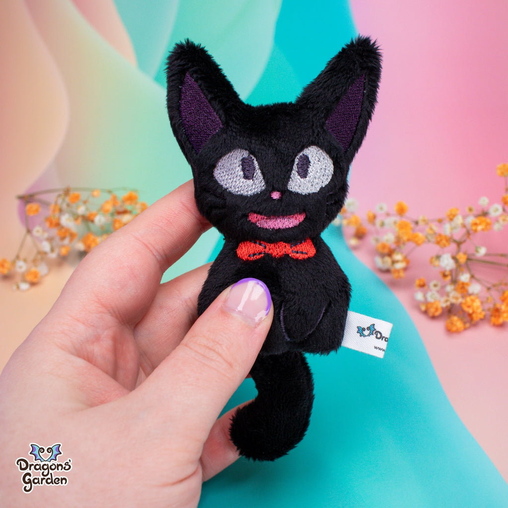 ITH Black Kitty Blob Plushie Pattern - Dragons' Garden - Pattern 4x4