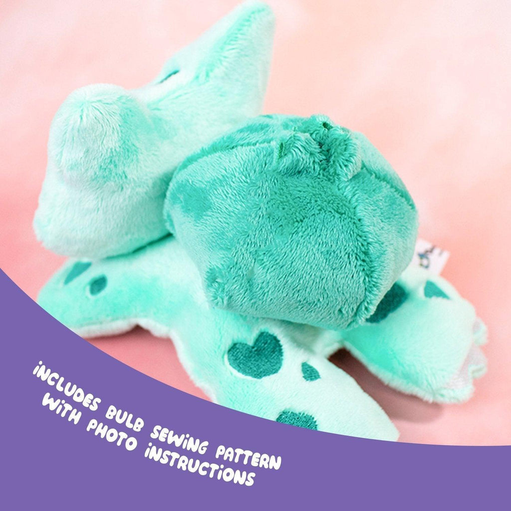 ITH Bulbasaur Plush Pattern - Dragons' Garden - Pattern 4x4