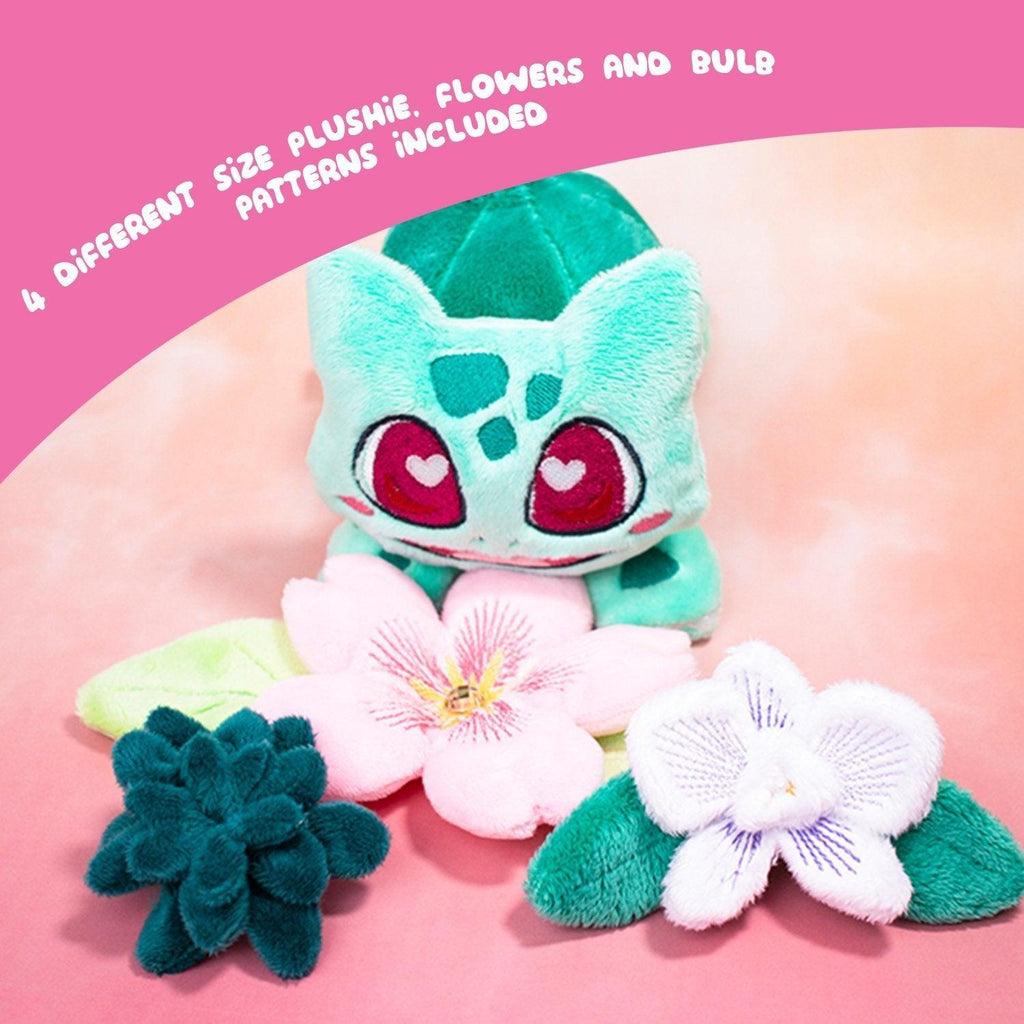 ITH Bulbasaur Plush Pattern - Dragons' Garden - Pattern 4x4