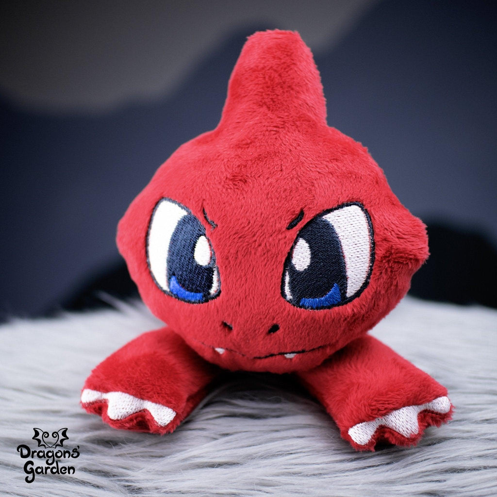 ITH Charmeleon Plushie Pattern - Dragons' Garden - Pattern 4x4