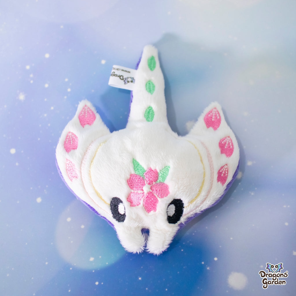 ITH Cherry Blossom Manta Plush Embroidery Pattern - Dragons' Garden - Pattern 4x4