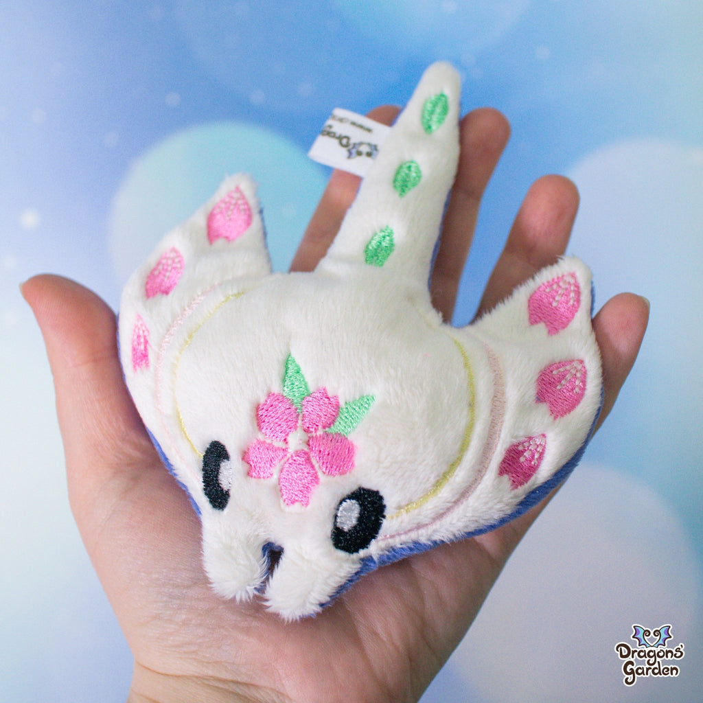 ITH Cherry Blossom Manta Plush Embroidery Pattern - Dragons' Garden - Pattern 4x4
