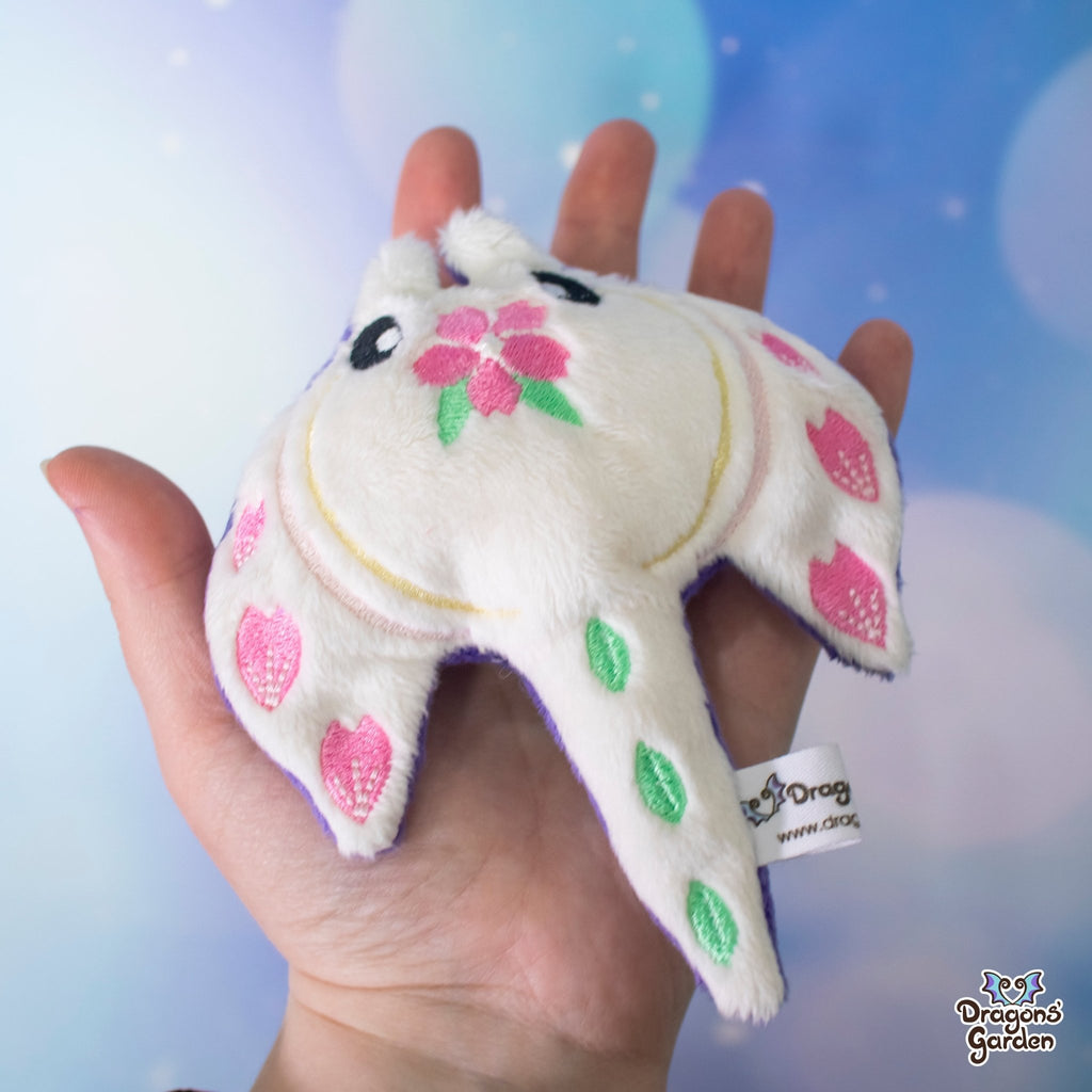 ITH Cherry Blossom Manta Plush Embroidery Pattern - Dragons' Garden - Pattern 4x4