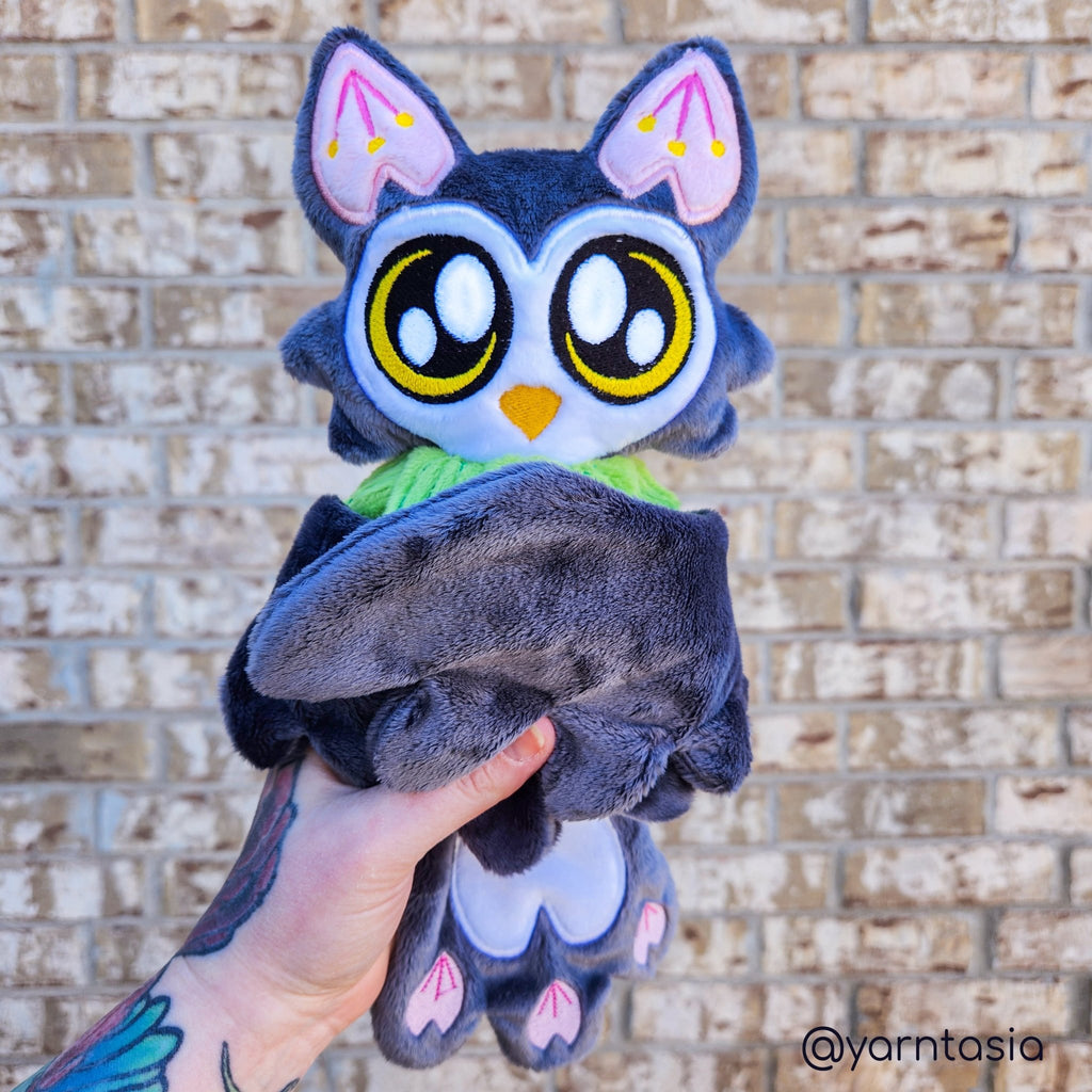 ITH Cherry Blossom Owl Plush Embroidery Pattern - Dragons' Garden - Pattern 4x4