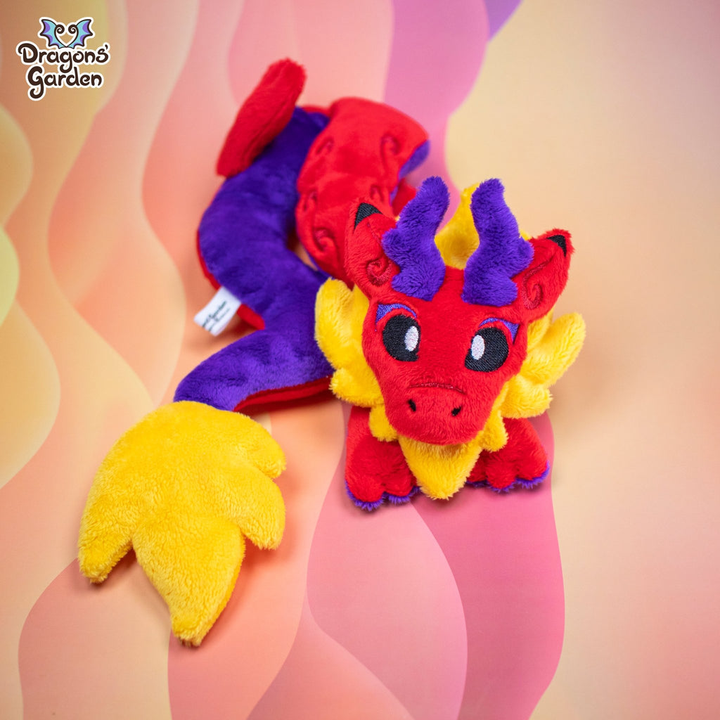 ITH Chinese Dragon Plush Embroidery Pattern - Dragons' Garden - Pattern 4x4