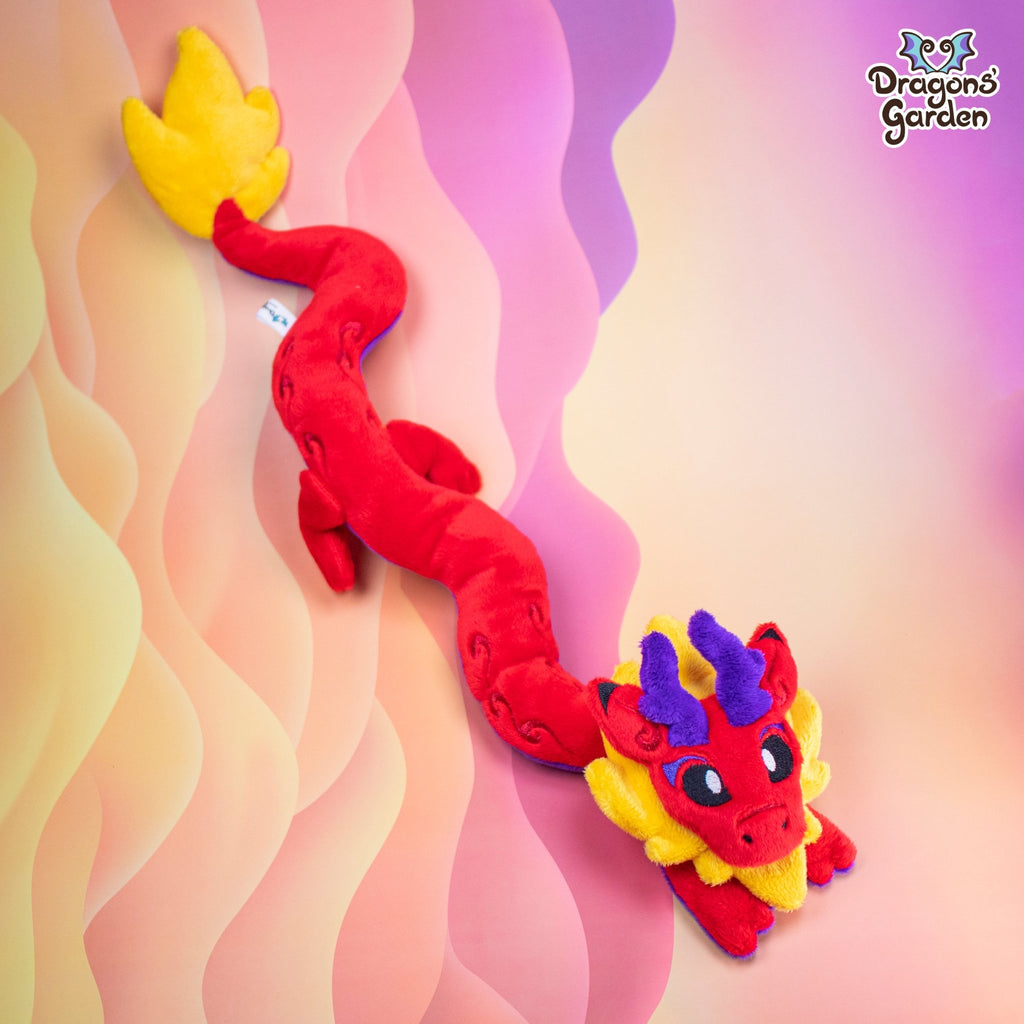 ITH Chinese Dragon Plush Embroidery Pattern - Dragons' Garden - Pattern 4x4