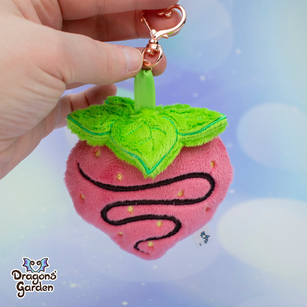 ITH Chocolate Strawberries Charm Pattern - Dragons' Garden - Pattern 4x4