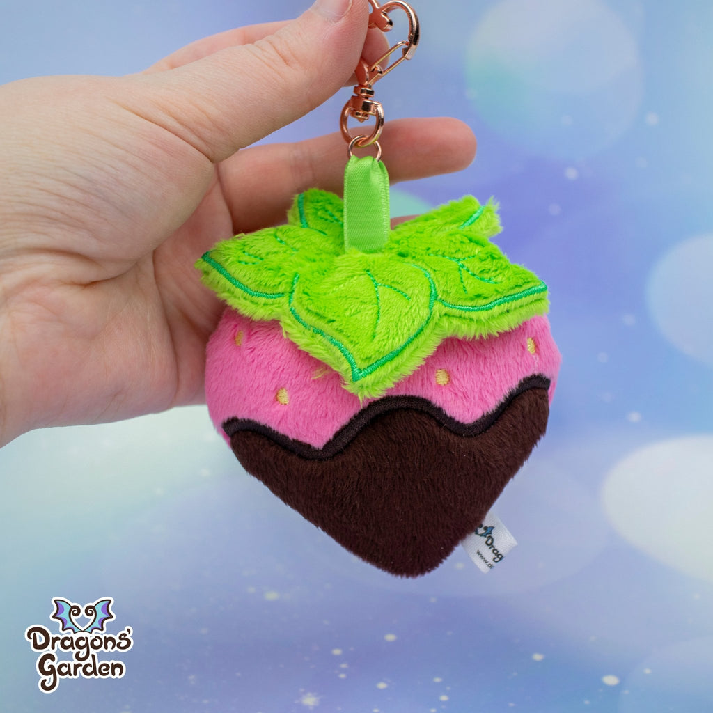 ITH Chocolate Strawberries Charm Pattern - Dragons' Garden - Pattern 4x4