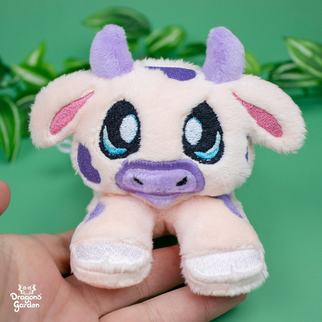 ITH Cow Plushie Embroidery Pattern - Dragons' Garden - Pattern 4x4